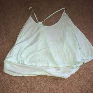 VS Pink mint green flowy cami